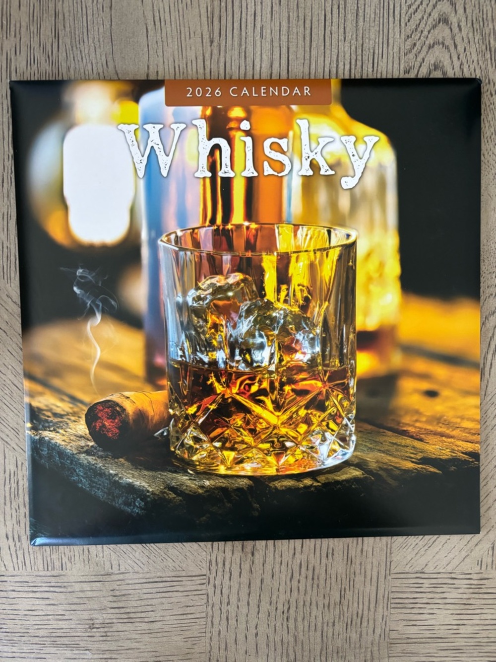 2026 Whisky Monthly Wall Calendar